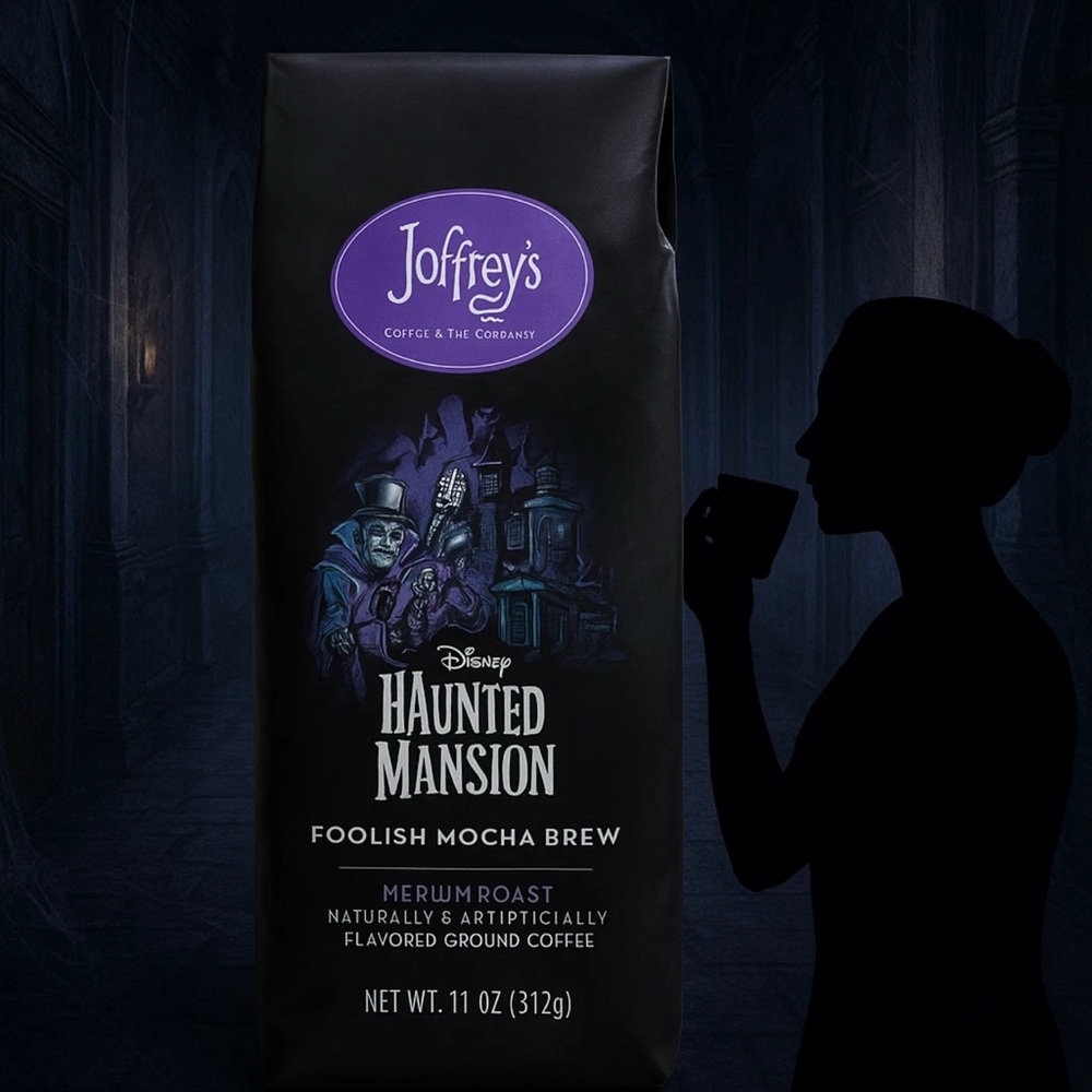 Disney Joffrey’s Haunted Mansion Coffee – Foolish Mocha Brew, Medium Ground,11oz